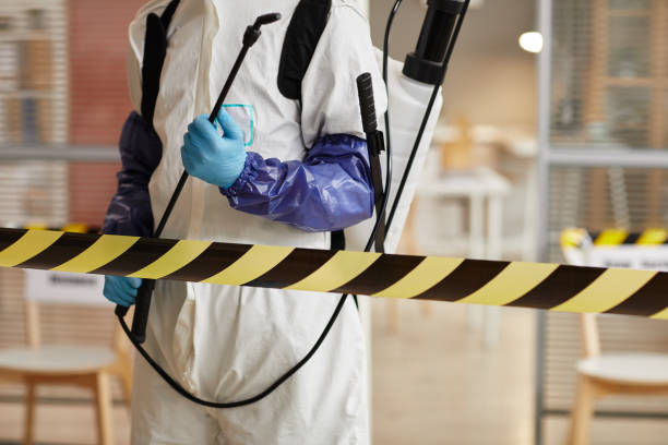 Professional Biohazard Cleanup technician working in Dupo, IL